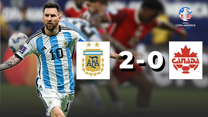 Argentina 2 - 0 Canadá - Highlights 09/07/24 - Copa América 2024 #futbol #argentina