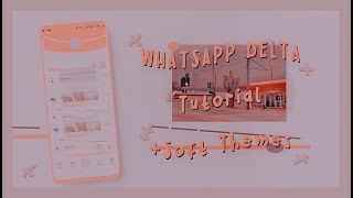 (´ ε ` )♡WHATSAPP DELTA ULTIMA VERSION|TUTORIAL+SOFT THEMES | its Dakkiii°❉°∘ screenshot 2
