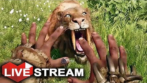 Far Cry Primal Gameplay | Taming EVERY Animal + RARE BEASTS | Livestream (Part 2)