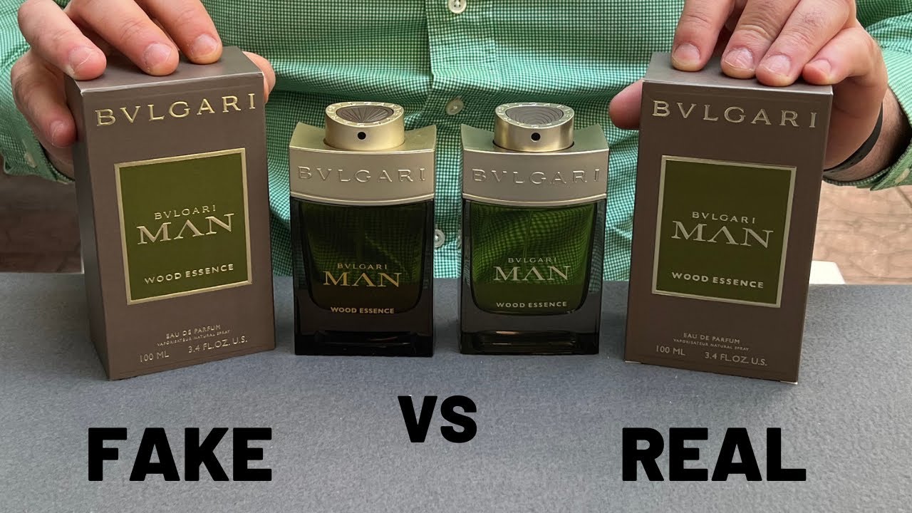 Fake vs Real Bvlgari Man Wood Essence EDP Perfume 100 ml - YouTube