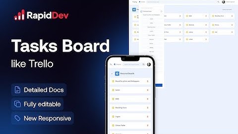 Kanban Task Boards like Trello