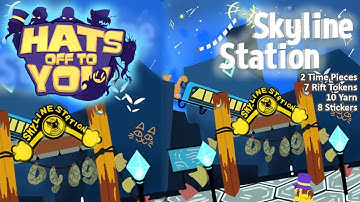 A Hat In Time - 110%+ Walkthrough Online Live Event 6 Part 3 SKYLINE STATION