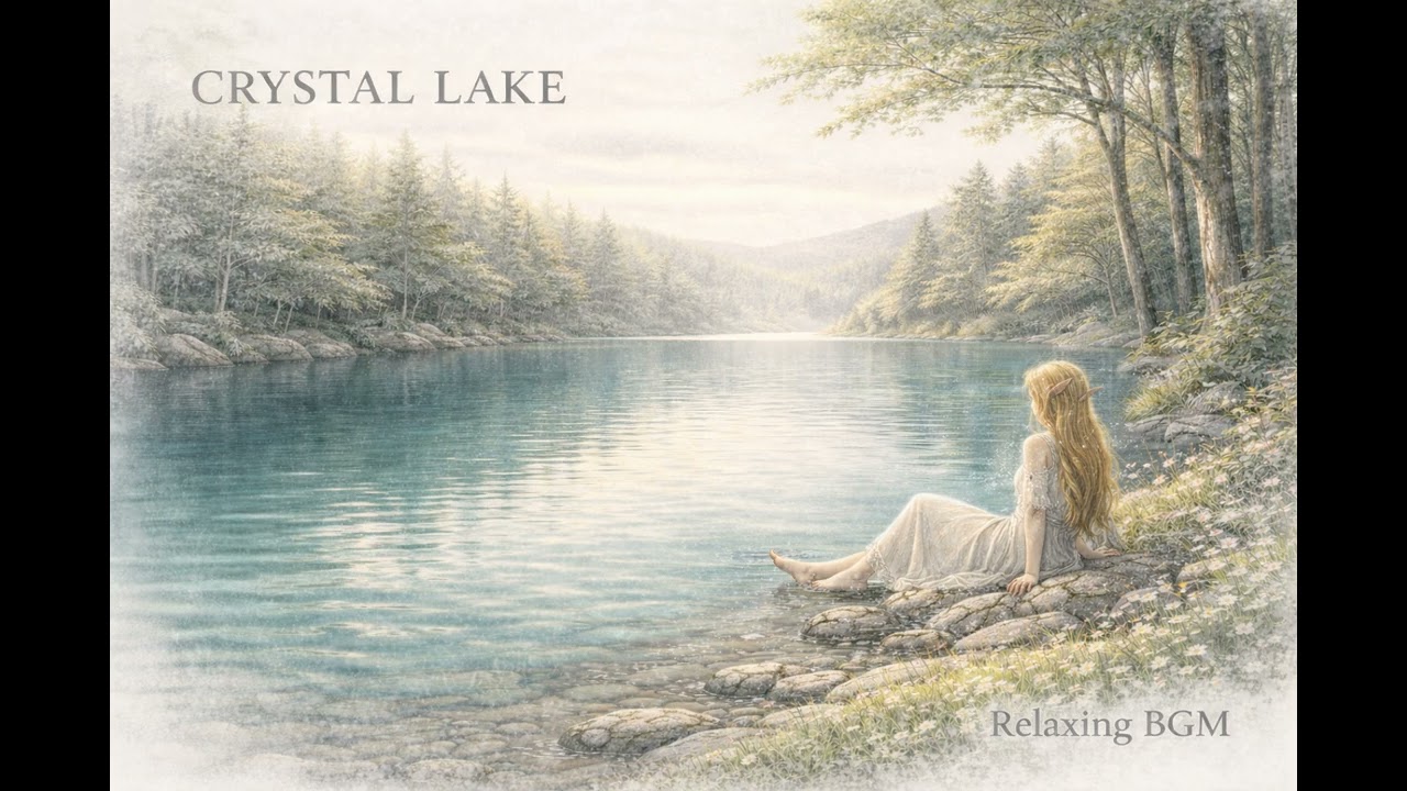 Crystal Lake | Serene Fantasy Lake Ambient (No Vocals)