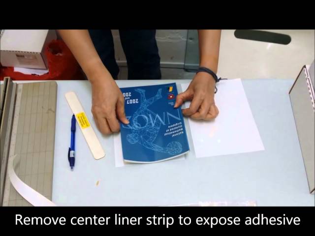 Repairing Cut or Torn Pages with Tape 