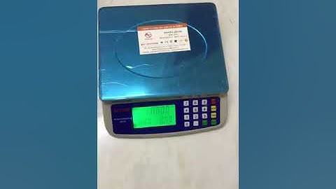 Cách đếm số lượng trên cân điện tử DT580