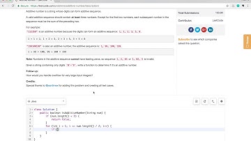 【每日一题：小Fu讲解】LeetCode 306. Additive Number