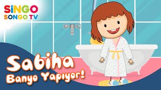 Sabi̇ha Banyo Yapıyor 🛁 - Singosongo Tv I İsme Özel Çocuk Şarkıları 🎶