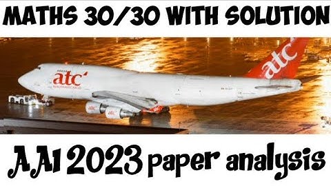 AAI ATC EXAM 2023 shift 1 Memory based questions|Atc 2023 response sheet