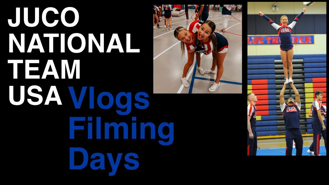JUCO NATIONAL USA CHEER TEAM VLOGS FILMING FOR ICU WORLDS!! YouTube