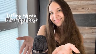 ASMR Testing my new Microphone 🎙️ | Blue Yeti X (Mic Scratching & Brushing, Hair Play, Foam Cover)