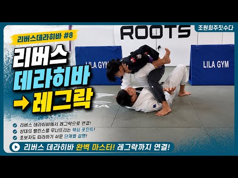 리버스 데라히바에서 레그락 | 조원희 주짓수업