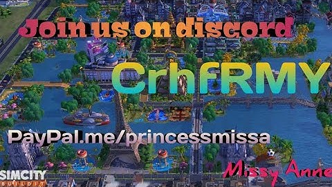 SimCity build it (join us on discord)