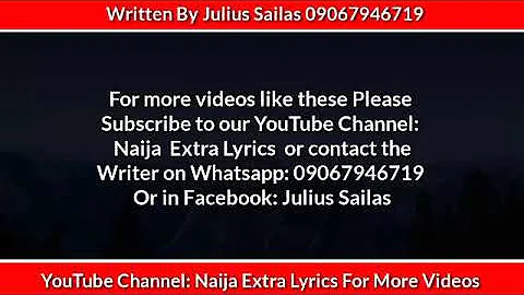 K1 De Ultimate Are Ori Okin Song Lyrics Naija Extra Lyrics