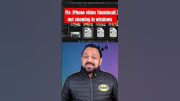Fix iPhone Videos Thumbnails Not Showing Problem On Windows  #shorts #youtubeshorts