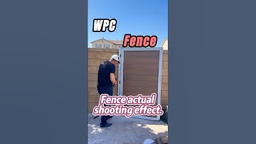 Wpc fence #diy #wpc #wpcdecking #wood #wpvc #wpcflooring #woodworking #wpcpanel #construction