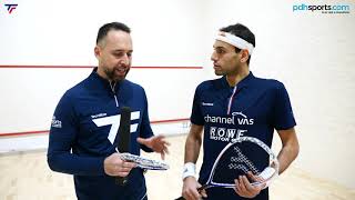 Mohamed El Shorbagy talks about the NEW Carboflex 125 Airshaft Squash Racket available at pdhsports