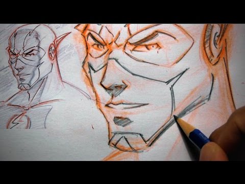 The Flash Drawing Tutorial  How to draw The Flash step by step