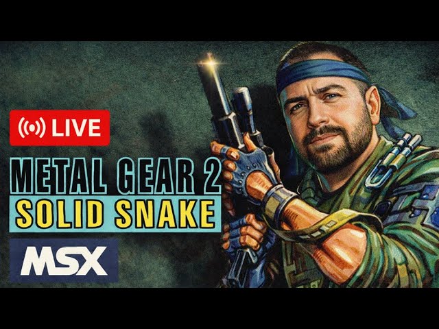 METAL GEAR 2: SOLID SNAKE | MSX2+ | LIVE 🔴 (cz. 1) - YouTube