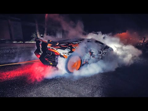 we-tied-down-my-lamborghini-to-do-standing-burnout!