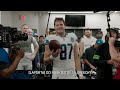 Lions vs. Saints postgame locker room celebration