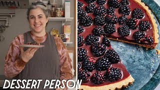 The Best Blackberry Caramel Tart With Claire Saffitz | Dessert Person