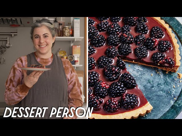 The Best Blackberry Caramel Tart With Claire Saffitz | Dessert Person class=
