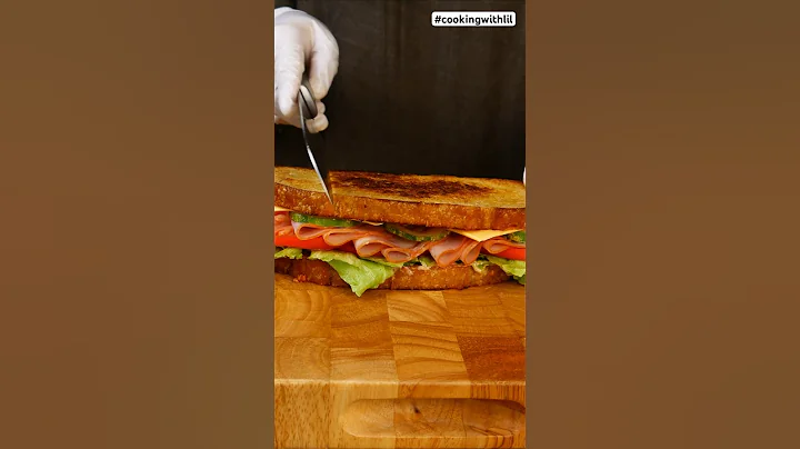 ASMR Deli Ham Sandwich #shorts