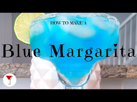 Blue Margarita | How to make a cocktail with Tequila, Blue Curacao & Lime Juice