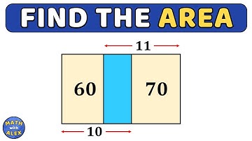 calculate the blue area | rectangle area