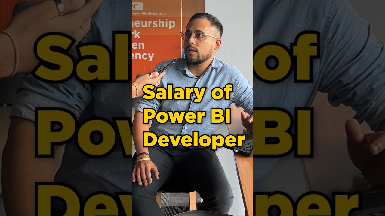 Salary Of Power BI Developer | Power BI Salary In India #Shorts #simplilearn