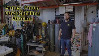 Refilling a Power Tank and Power Shot using a CO2 Super Pump