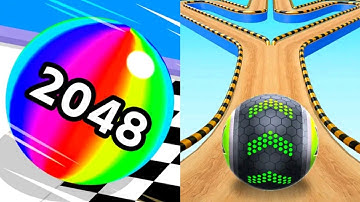 Ball Run 2048 vs Going Balls All Levels Walkthrough Gameplay Android iOS New Update