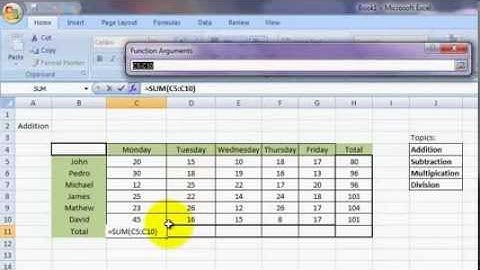 Filipino using Excel- (Tutorial for Beginner - Simple Add, Subtract,Multiply, Divide)