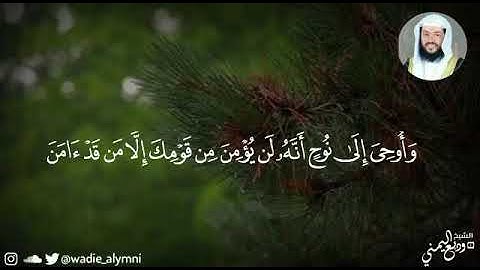 الشيخ #وديع_اليمني في تلاوة تخشع لها القلوب لقصة نوح وابنه - مسجد المزيني ( ليلة ٢٠ #رمضان ١٤٤٢هـ )