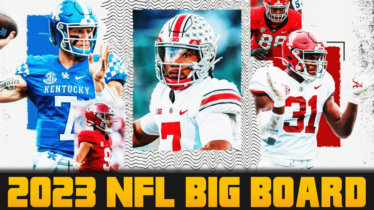 2023 NFL Draft Big Board Top 100 YouTube