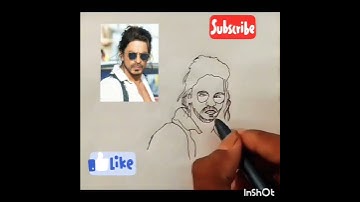 Pathaan movie shahrukh khan drawing # Bollywood actors # shorts # shorts india #