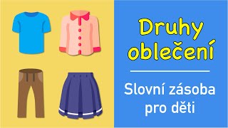 Educational videos for children in Czech | Types of clothing