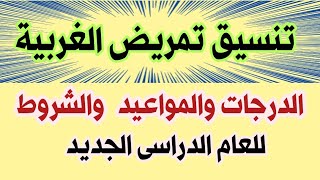 تنسيق تمريض الغربية الدرجات والمواعيد والشروط للعام الدراسي الجديد