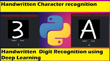 Handwritten Character recognition and Digit Recognition using Deep Learning | Python Project