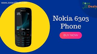 Buy Nokia 6303 Classic Black - Nokia Mobiles - Nokia Keypad Mobile   Nokia Phones 2022 - Zoneofdeals