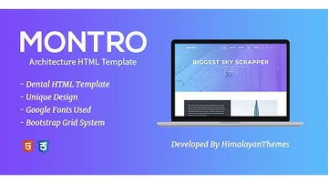 Montro - Architecture HTML5 Template | Themeforest Website Templates and Themes