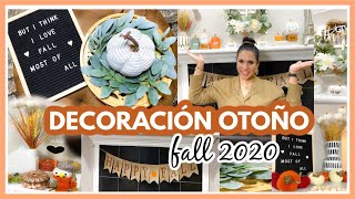 NUEVO!🍂IDEAS PARA DECORAR LA SALA PARA OTOÑO 2021  DECORA CONMIGO LA SALA PARA OTOÑO 2021