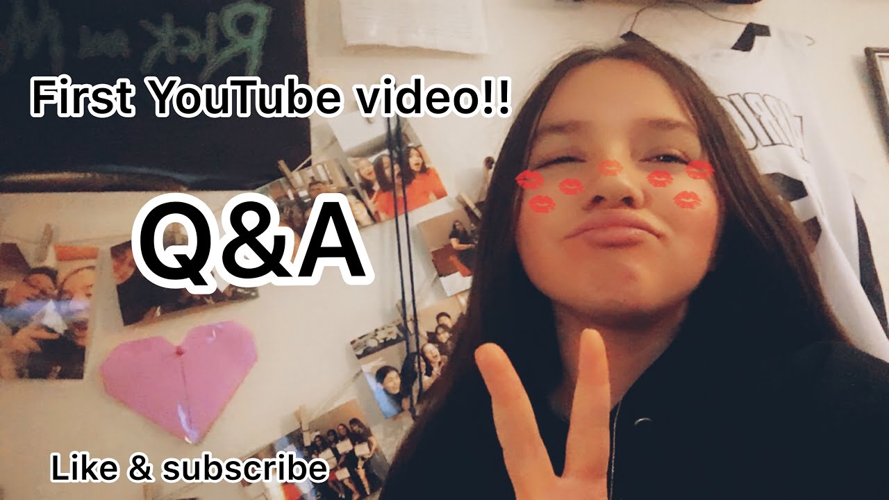 MY FIRST YOUTUBE VIDEO!! Q&A🤩