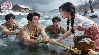 3 CEOs Swept by Flood, at Death's Door—but a Washer Girl Rescues Them from River!Love Begins!