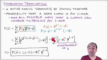 Introduction to Polymers - Lecture 6.9 - Free radical polymerization molecular weight, part 2