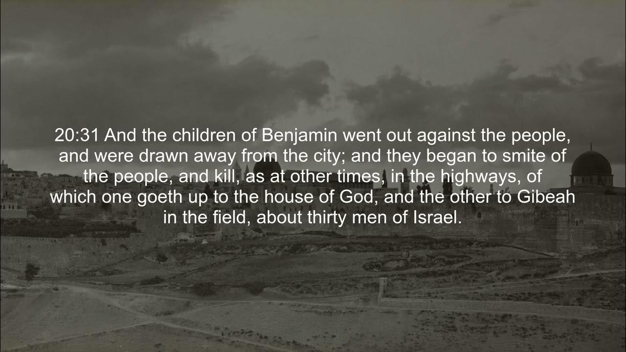 King James Bible Old Testament Judges Chapter 20 YouTube King james bible old testament judges chapter 20 youtube