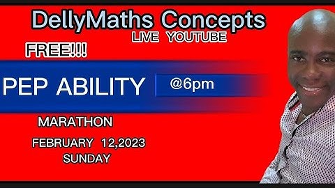PEP ABILITY TEST 2023 Part 1 #dellymathsconcepts #pep #grade6 #grade5