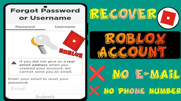 How To Reset Your Roblox Password Without Email (2024) - Get Your Roblox Account Back (Working)