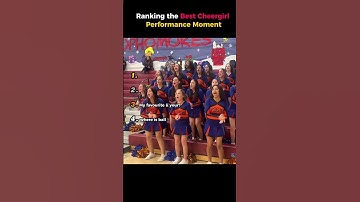 ranking the best performance cheergirl moment #shorts #viral #cheergirl