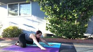 Cool Down Stretch Childs Pose with audio